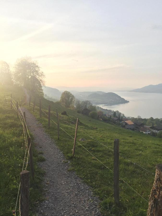 Moderne Unterkunft Mit Panoramablick Auf Thunersee Krattigen Eksteriør bilde