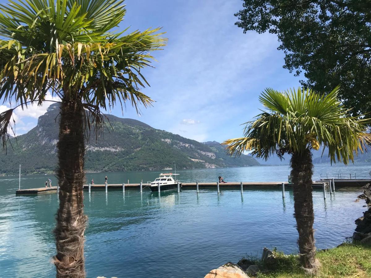 Moderne Unterkunft Mit Panoramablick Auf Thunersee Krattigen Eksteriør bilde