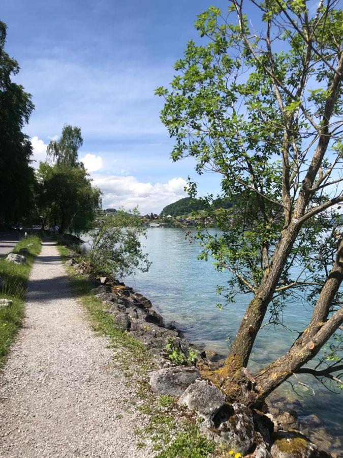 Moderne Unterkunft Mit Panoramablick Auf Thunersee Krattigen Eksteriør bilde