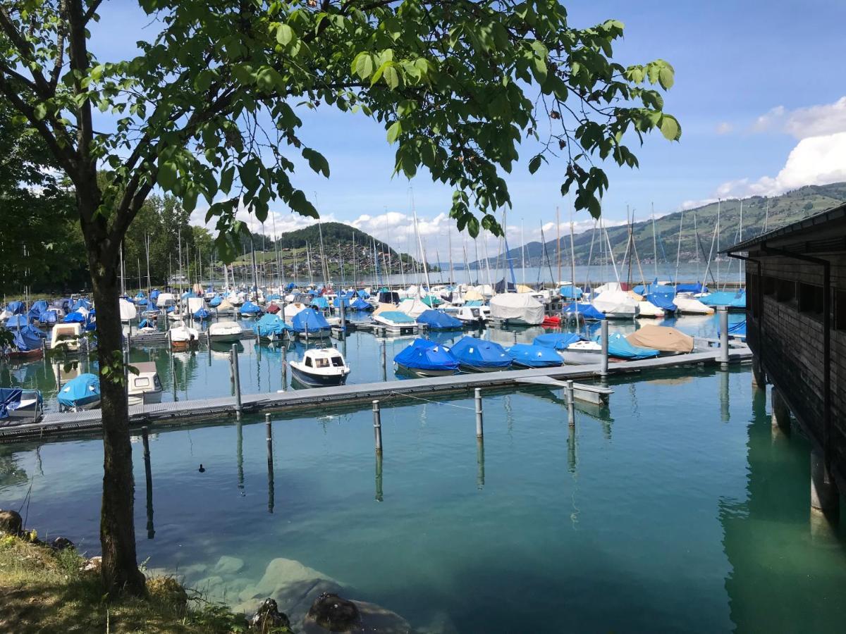 Moderne Unterkunft Mit Panoramablick Auf Thunersee Krattigen Eksteriør bilde